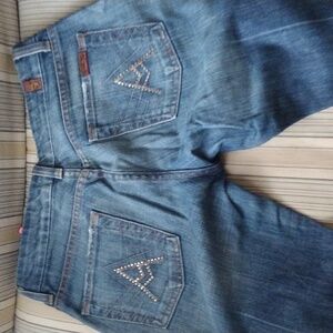 Seven for all mankind A sparkling pockets jean 26
